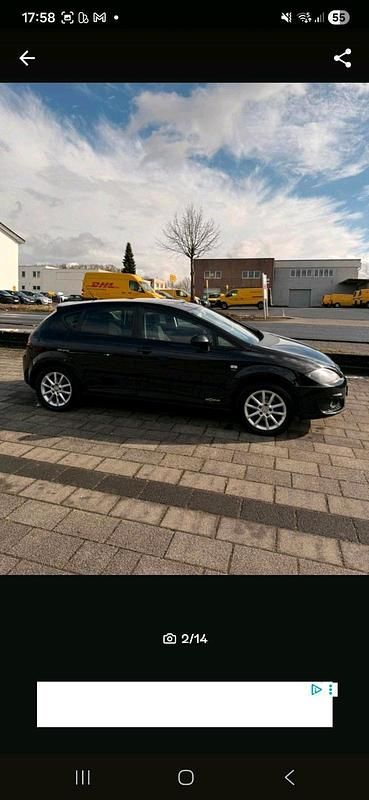 Second-hand Seat Leon 105 CP (77 kW) 2012 Negru Berlinǎ