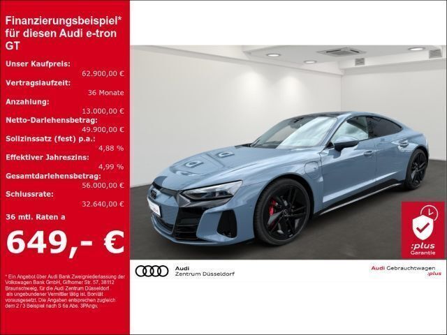 Kemoragrau metallic Gebraucht 2023 Audi e-tron GT quattro Basis Limousine | 62.900 € - Bild 1/3