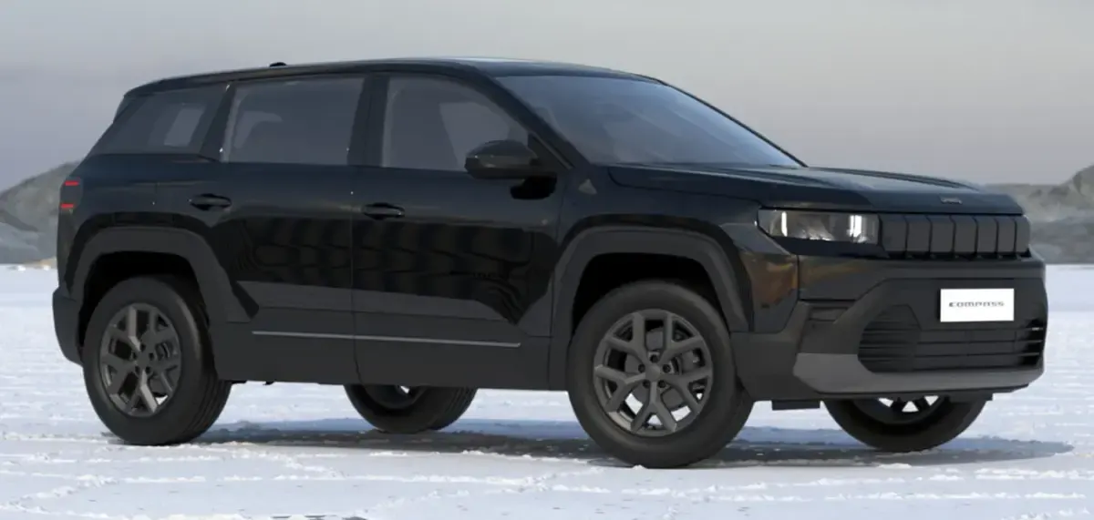 Uusi Jeep Compass 145 HP (106 kW) 2026 Musta Katumaasturi