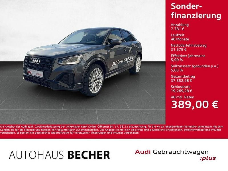 Grau Gebraucht 2024 Audi Q2 S-Line SUV | 39.360 € - Bild 1/4