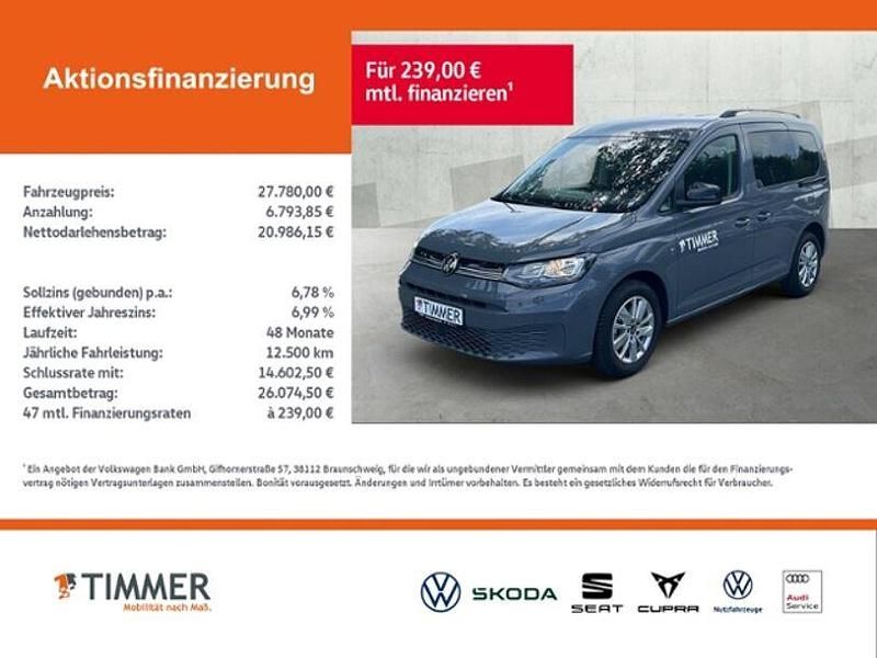 Gebraucht VW Caddy Life 102 PS (75 kW) 2024 Grau Van / Kleinbus