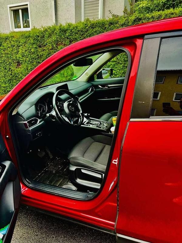 Gebraucht Mazda CX-5 Exclusive-Line 150 PS (110 kW) 2018 Rot SUV