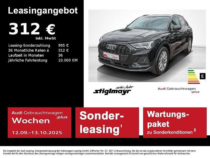 Mythosschwarz metallic Gebraucht 2025 Audi Q3 Advanced Plus SUV | 40.440 € (Fairer Preis) - Bild 1/4