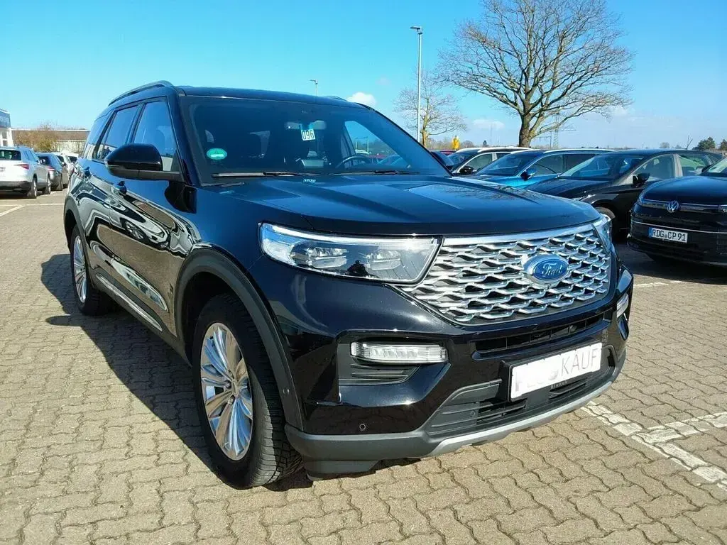 Gebraucht Ford Explorer Platinum 457 PS (336 kW) 2021 Obsidianschwarz (metallic) SUV