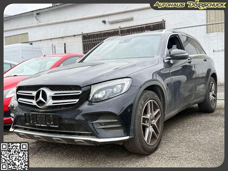 Schwarz Gebraucht 2018 Mercedes GLC250 AMG line SUV | 24.990 € (Guter Preis) - Bild 1/4