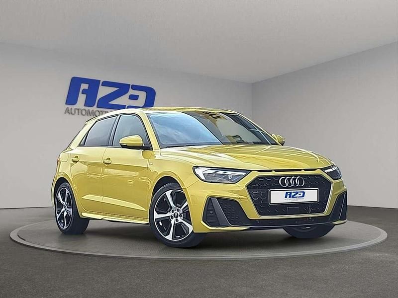 Gebraucht Audi A1 S-Line 110 PS (80 kW) 2023 Pythongelb metallic Kleinwagen