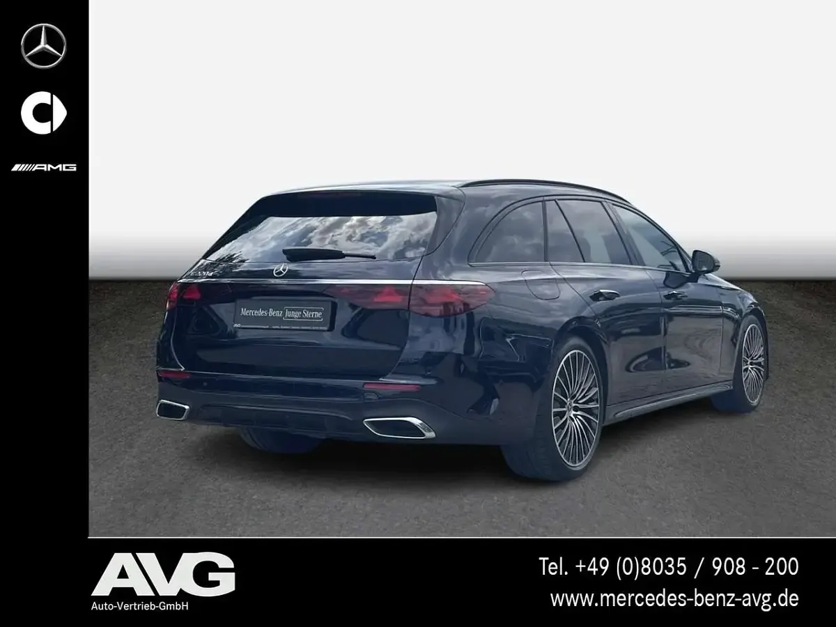 Gebraucht Mercedes E220 AMG line 197 PS (144 kW) 2025 Lack nautikblau Kombi