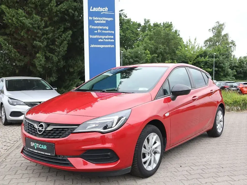 Gebraucht Opel Astra Edition 145 PS (106 kW) 2021 Red metallic Limousine