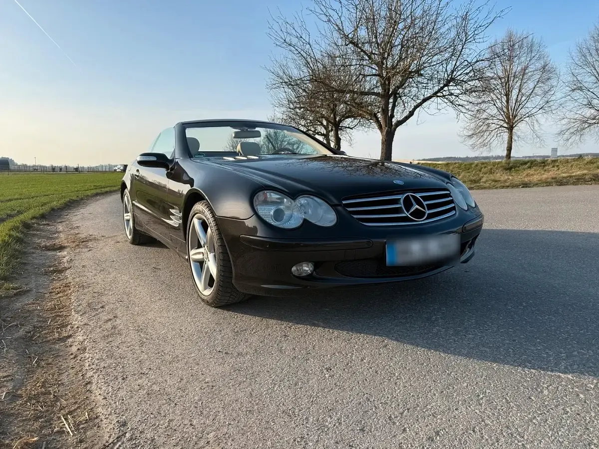Gebraucht Mercedes SL350 245 PS (180 kW) 2005 Schwarz Cabrio