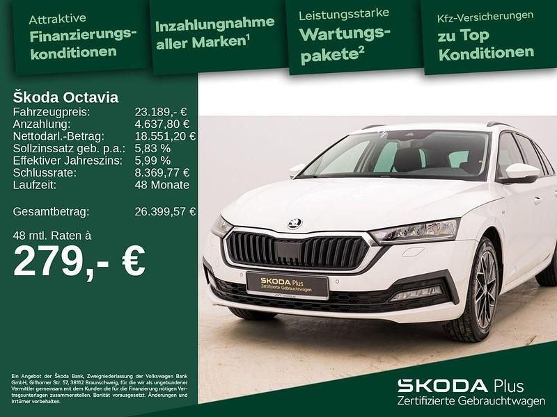 Candyweiß Gebraucht 2022 Skoda Octavia Kombi | 23.189 € (Guter Preis) - Bild 1/4
