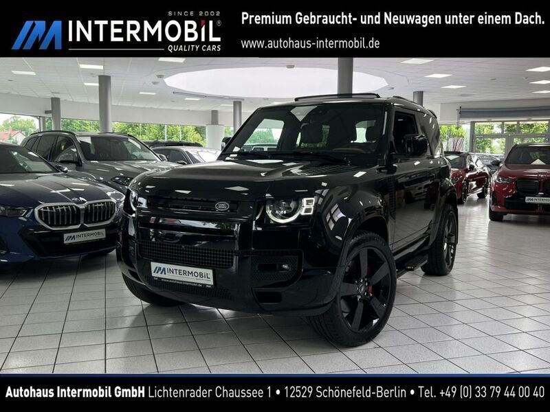 Santorini black Gebraucht 2022 Land Rover Defender Black Edition SUV | 71.770 € (Superpreis) - Bild 1/4