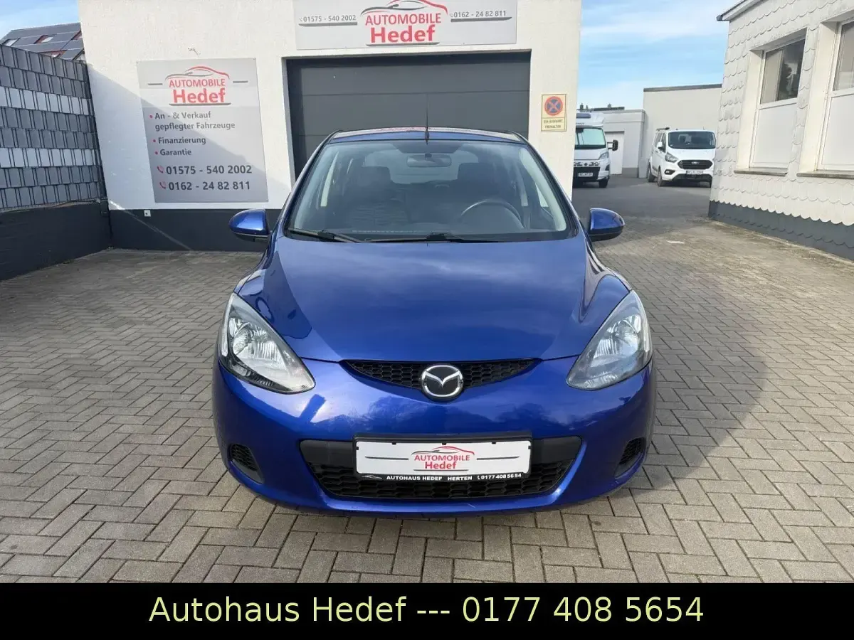 Gebraucht Mazda 2 Independence 75 PS (55 kW) 2008 Blau Kleinwagen