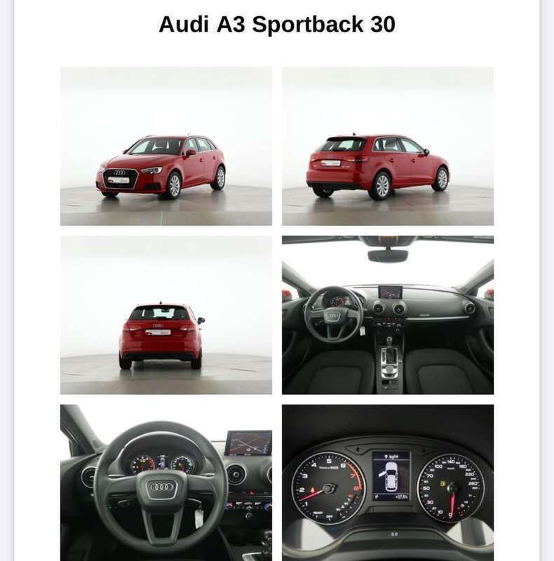 Rot Gebraucht 2019 Audi A3 Ambiente | 17.500 € (Superpreis) - Bild 1/2