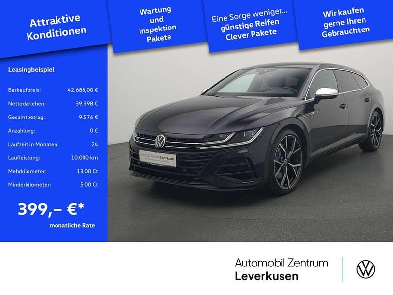 Schwarz / deep black (metallic) Gebraucht 2024 VW Arteon R Kombi | 42.688 € (Fairer Preis) - Bild 1/4