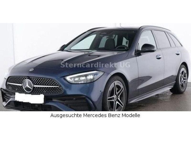 Sodalithblaumetallic Gebraucht 2024 Mercedes C300 AMG Kombi | 48.890 € (Teuer) - Bild 1/4