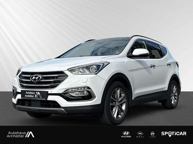 Weiß Gebraucht 2017 Hyundai Santa Fe SUV | 21.490 € (Superpreis) - Bild 1/4