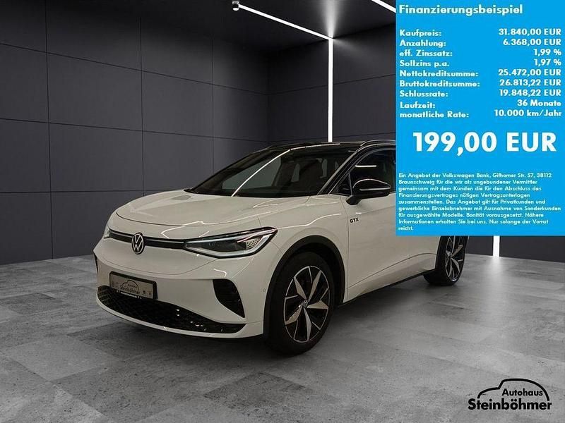 Gebraucht VW ID.4 GTX 219 kW (299 PS) 2023 Gletscherweiss (weiß) SUV