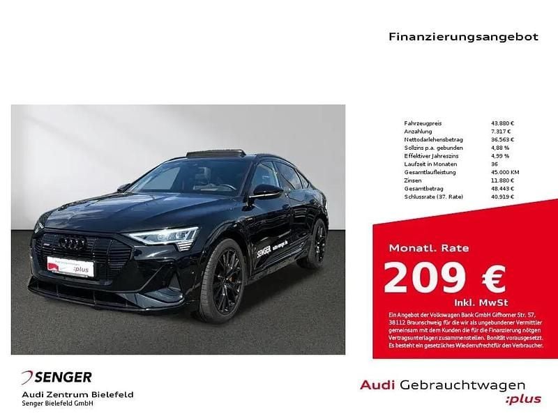 Schwarz Gebraucht 2023 Audi e-tron S-Line SUV | 43.880 € (Fairer Preis) - Bild 1/1
