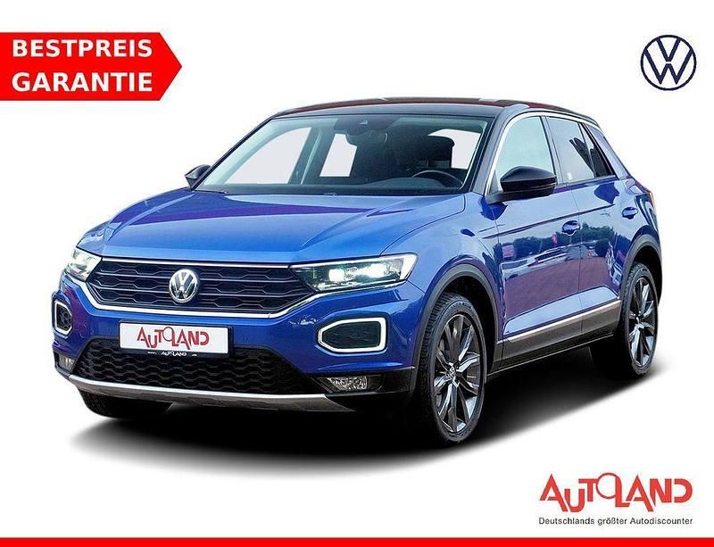 Blau Gebraucht 2018 VW T-Roc Style SUV | 21.950 € (Teuer) - Bild 1/4