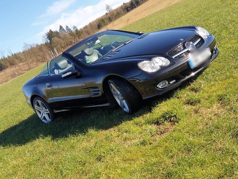 Schwarz Gebraucht 2007 Mercedes SL350 Cabrio | 21.500 € (Etwas zu teuer) - Bild 1/4