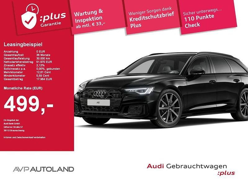 Mythosschwarz Gebraucht 2024 Audi A6 S-Line Kombi | 51.970 € (Fairer Preis) - Bild 1/4