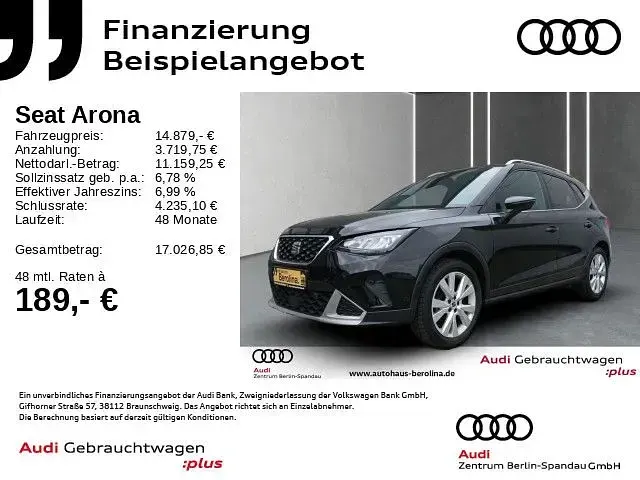 Gebraucht Seat Arona Xperience 110 PS (80 kW) 2022 Schwarz SUV