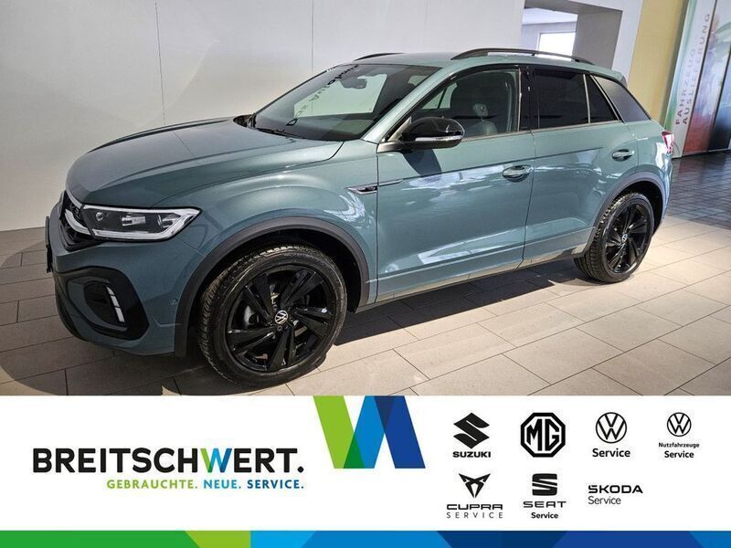 Blau Gebraucht 2024 VW T-Roc R-line SUV | 35.750 € (Teuer) - Bild 1/4