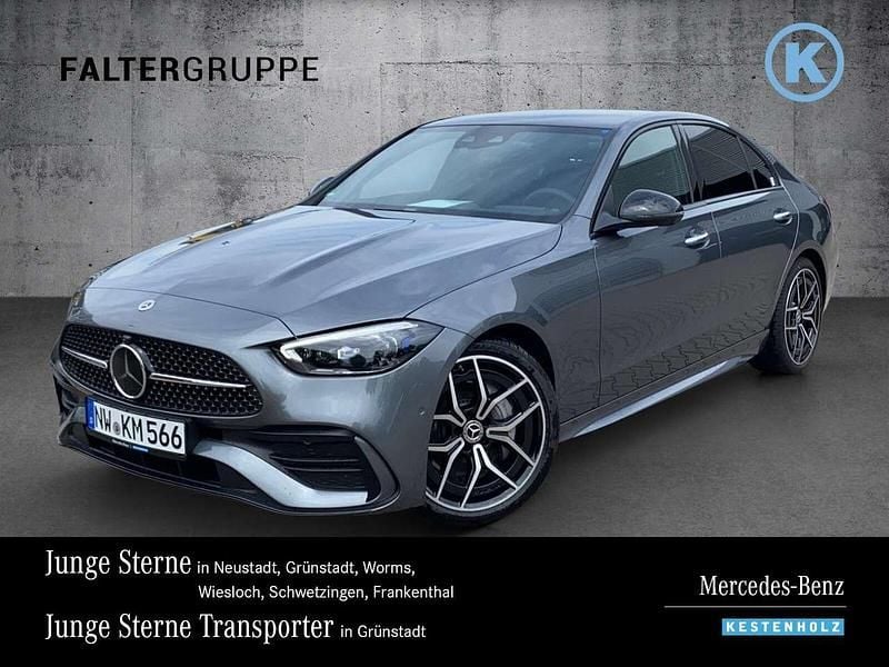 Lack selenitgrau Gebraucht 2024 Mercedes C300 AMG Limousine | 57.440 € - Bild 1/4