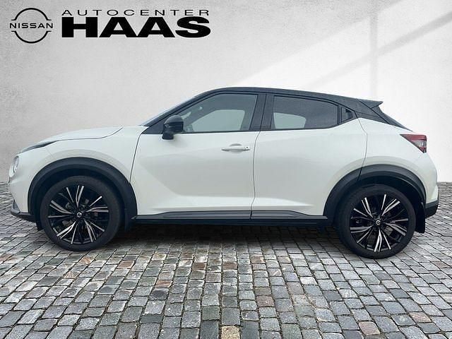 Gebraucht Nissan Juke 114 PS (83 kW) 2021 Pearl white/black m (metallic) SUV