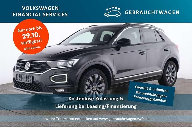 Deep black perleffekt Gebraucht 2021 VW T-Roc Sportline SUV | 21.670 € (Guter Preis) - Bild 1/4