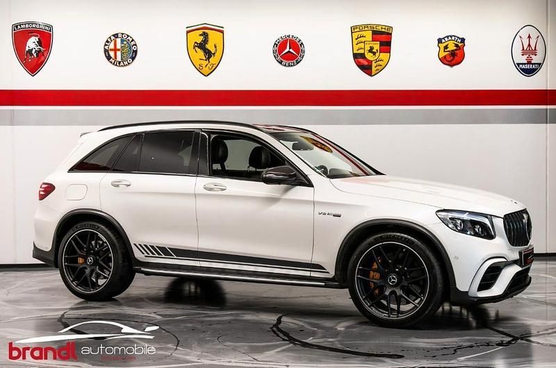 Weiß Gebraucht 2018 Mercedes GLC63 AMG Edition 1 SUV | 62.499 € (Etwas zu teuer) - Bild 1/4