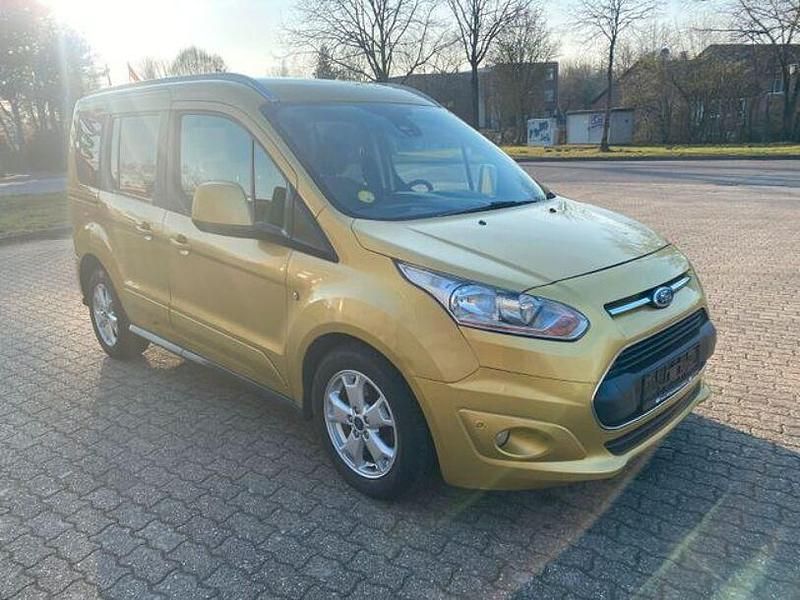 Gebraucht Ford Tourneo Connect Titanium 103 PS (75 kW) 2015 Gelb Van / Kleinbus