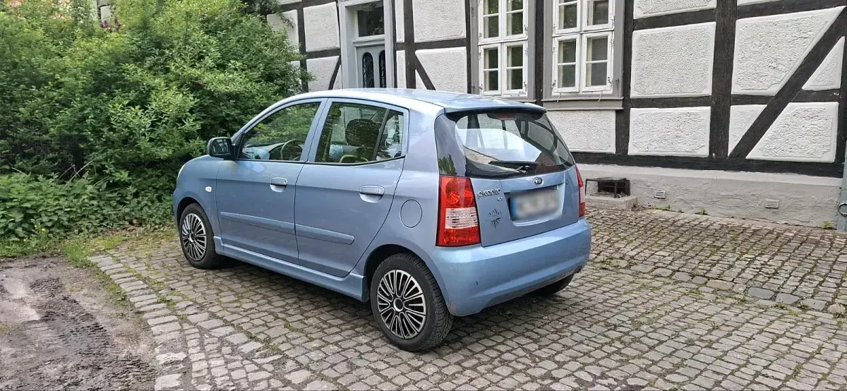 Gebraucht Kia Picanto EX 66 PS (48 kW) 2007 Blau Kleinwagen
