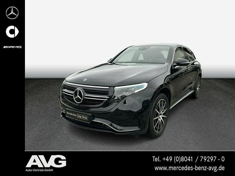 Unilack schwarz Gebraucht 2022 Mercedes EQC400 AMG line SUV | 36.800 € (Fairer Preis) - Bild 1/4