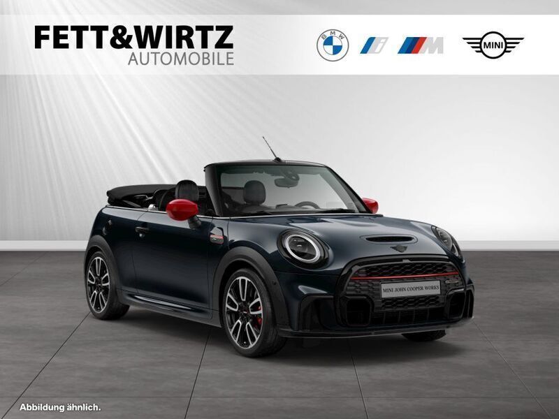 Schwarz Gebraucht 2022 Mini John Cooper Works Cabriolet Cabrio | 35.490 € (Fairer Preis) - Bild 1/3