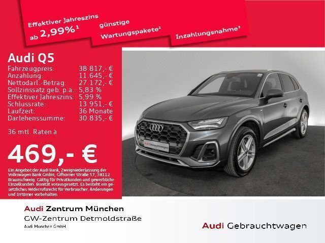 Daytonagrau perleffekt Gebraucht 2022 Audi Q5 S-Line SUV | 39.835 € (Fairer Preis) - Bild 1/2