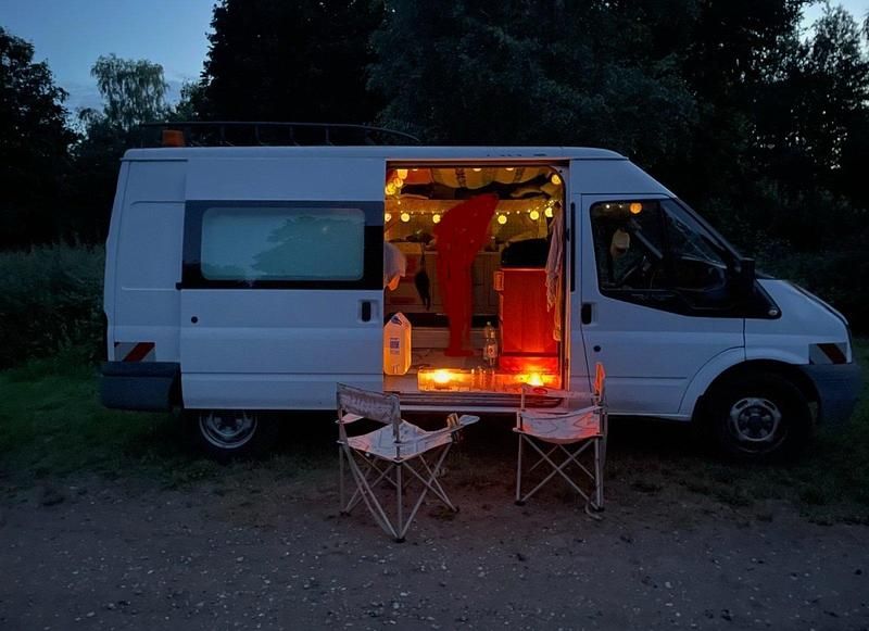 Gebraucht Ford Transit 103 PS (75 kW) 2007 Weiß Van / Kleinbus