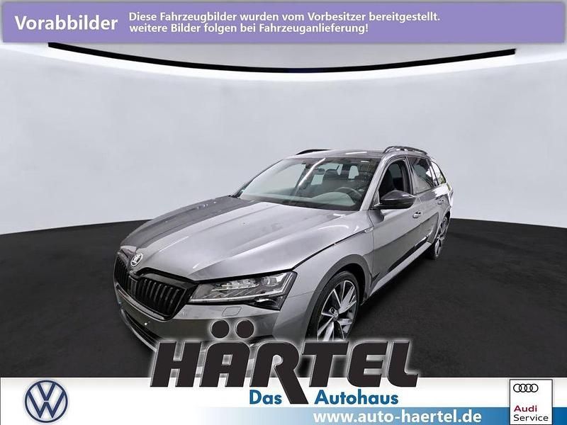 Graphite grau (grey), metallic Gebraucht 2022 Skoda Superb SportLine Kombi | 34.500 € (Fairer Preis) - Bild 1/4