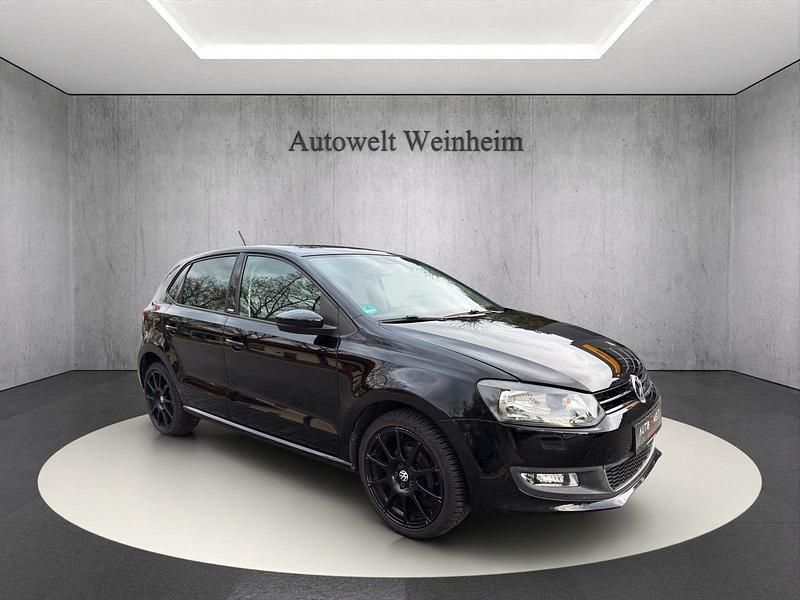 Gebraucht VW Polo Style 60 PS (44 kW) 2012 Schwarz Kleinwagen