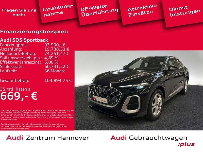 Gebraucht Audi SQ5 367 PS (269 kW) 2025 Mythosschwarz metallic SUV