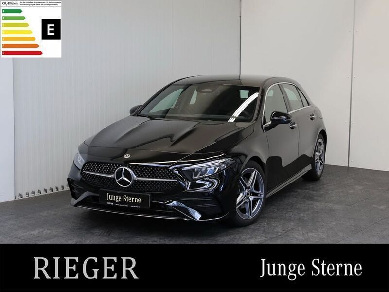 Schwarz Gebraucht 2024 Mercedes A200 AMG Limousine | 32.489 € (Fairer Preis) - Bild 1/4