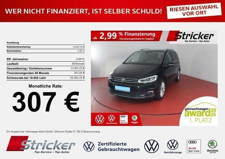Deep black perleffekt Gebraucht 2024 VW Touran Highline Van / Kleinbus | 33.604 € (Fairer Preis) - Bild 1/4