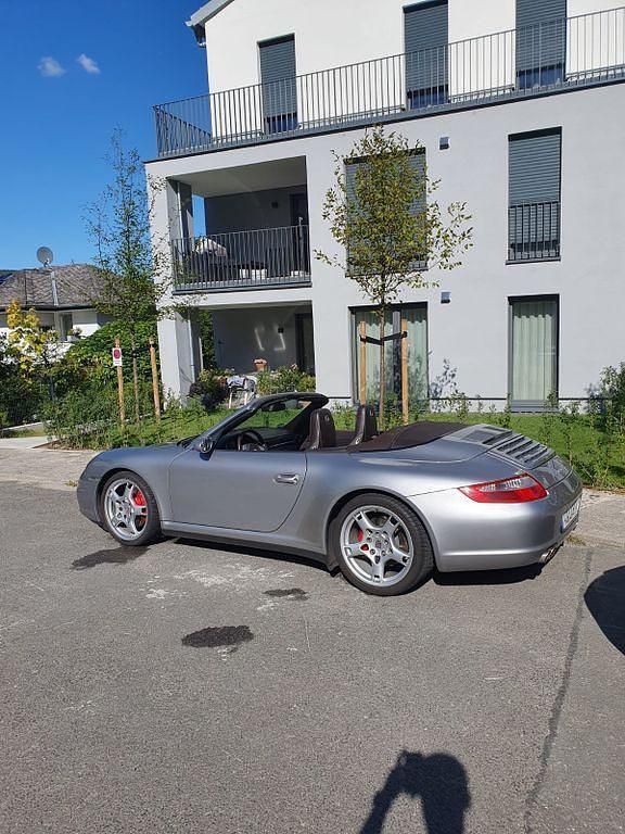 Silber Gebraucht 2008 Porsche 911 Carrera 4S Cabriolet Cabrio | 52.900 € (Superpreis) - Bild 1/4