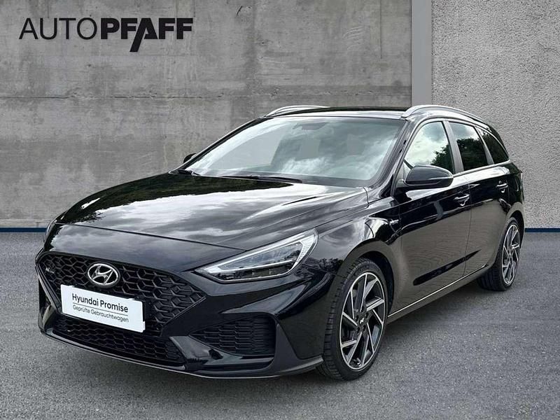 Phantom black Gebraucht 2021 Hyundai i30 N Line Kombi | 17.490 € (Fairer Preis) - Bild 1/4