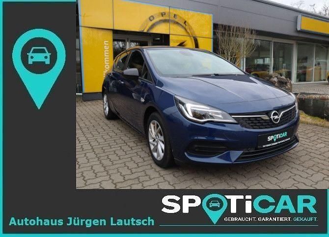 Blau Gebraucht 2021 Opel Astra Edition Limousine | 10.990 € (Guter Preis) - Bild 1/4