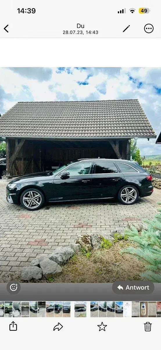 Brugt Audi A4 S-Line 231 HK (169 kW) 2019 Sort Stationcar