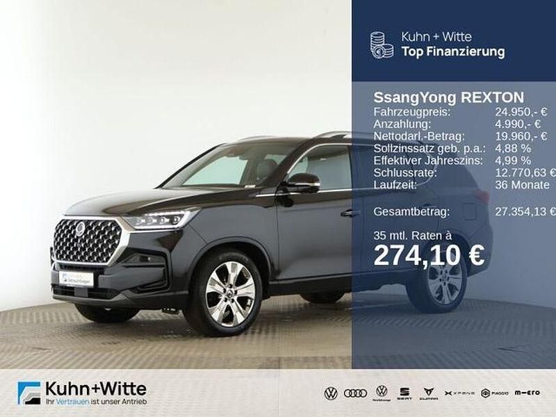 Schwarz Gebraucht 2022 Ssangyong (KGM) Rexton Sapphire SUV | 24.450 € - Bild 1/3