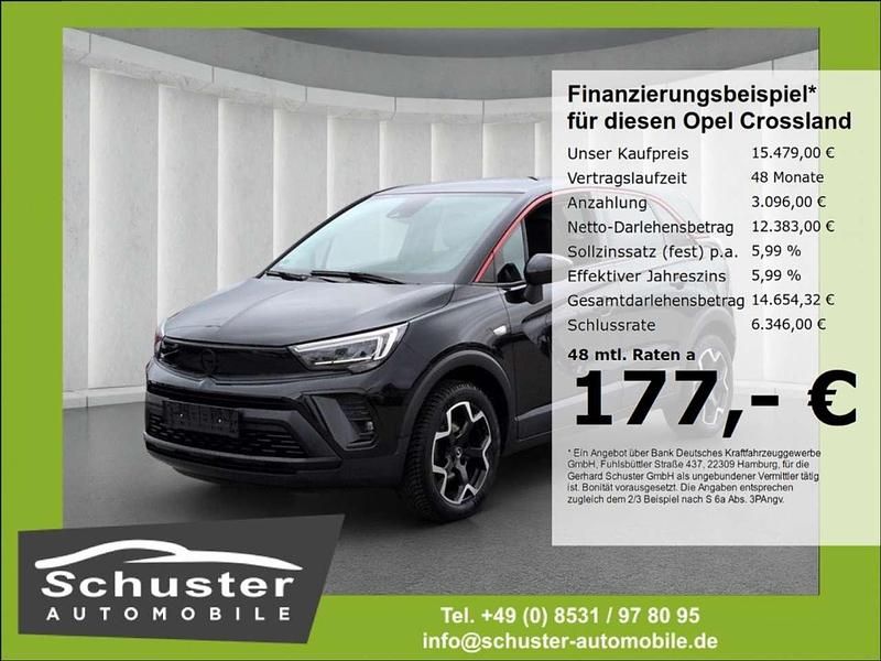 Schwarz Gebraucht 2023 Opel Crossland GS Line SUV | 15.479 € (Guter Preis) - Bild 1/4