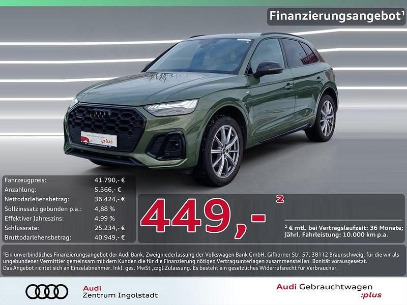 Gebraucht Audi Q5 S-Line 367 PS (269 kW) 2022 Distriktgrün metallic SUV