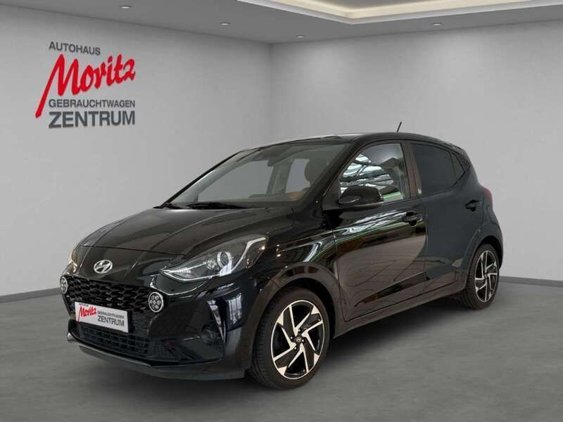 Schwarz Gebraucht 2021 Hyundai i10 Edition 30+ Kleinwagen | 12.990 € (Fairer Preis) - Bild 1/4